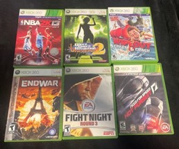 Lot Of 6 Xbox 360 Games - £19.98 GBP