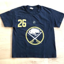 Reebok Buffalo Sabres Thomas Vanek Hockey T-Shirt Jersey Shirsey Youth Small - £7.48 GBP