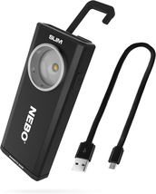 NEBO Slim Work Light, USB Rechargeable Bright Pocket Light with Clip, Hook and M - £36.76 GBP