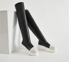 New Shoes Winter Casual Women Boots Black Over the Knee Boots Sexy Female Autumn - £41.99 GBP