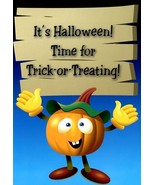 It&#39;s Halloween! Time For Trick or Treating! - Halloween Greeting Card - ... - $54.54 MXN