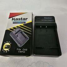 Kastar Battery Wall Charger for Casio NP-60 BC-60 &amp; Casio Exilim Zoom EX-Z9EO - £9.44 GBP