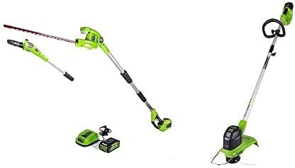 Primary image for Greenworks' 40V Cordless Pole Saw/Hedge Trimmer Attachment/String Trimmer Combo