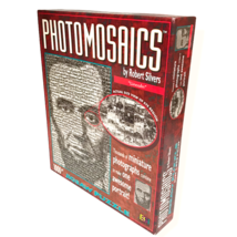 Abraham Lincoln Jigsaw Puzzle Photomosaics Challenging By Robert Silvers... - $9.57