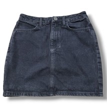 BDG Skirt Size Small 26&quot;Waist Urban Outfitters Jean Skirt Black Denim Skirt Mini - £21.83 GBP
