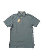 Peter Millar Joyner Performance Jersey Polo Blue / White ( M ) - $2,202.11 MXN