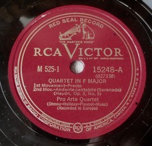 Pro Arte Quartet - Quartet In F Major - Haydn - RCA Victor 12&quot; - £9.77 GBP
