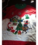 3X Merry &amp; Bright Ugly Christmas Sweater-Brand New-SHIPS N 24 HOURS - $938.59 MXN