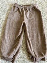 Just One You Boys Brown Fleece Elastic Waist Cuffed Pants 24 Months - £2.74 GBP