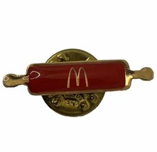 McDonald’s Breakfast Rolling Pin Employee Crew Enamel Lapel Hat Pin Pinback - $7.95