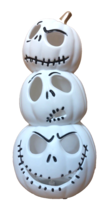 Nightmare Before Christmas Jack Skellington 10&quot; Blow Mold Lighted Pumpki... - $31.47