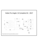 2017 Hobie Pro Angler 14 Complete Kit Boat EVA Foam Deck Floor Pad Flooring - $382.65 CAD