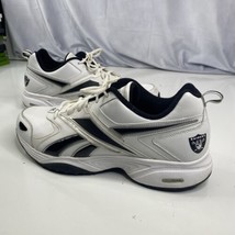 Reebok NFL Las Vegas Oakland L.A. Raiders DMX Ride White Casual Size 13 - $55.74