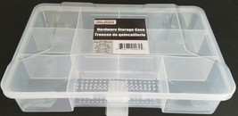 Clear Storage Organizer Cases 9 Sections Lock-Top 9&quot;X6&quot;X1.8&quot; - £2.75 GBP