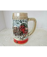 VTG CERAMARTE 1987 LTD BUDWEISER BEER STEIN CLYDESDALES C SERIES ANHEUSE... - $9.85