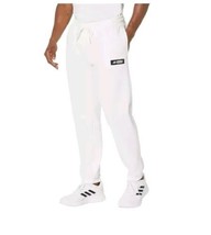 Adidas Men&#39;s White Elastic Waist Legends Basketball Pants Size 3XLT XXXL Tall - £27.93 GBP