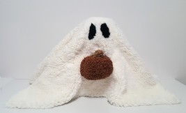 NEW Pottery Barn Gus the Halloween Ghost with Pumpkin Pillow 12&quot; w x 13&quot; h - $169.99