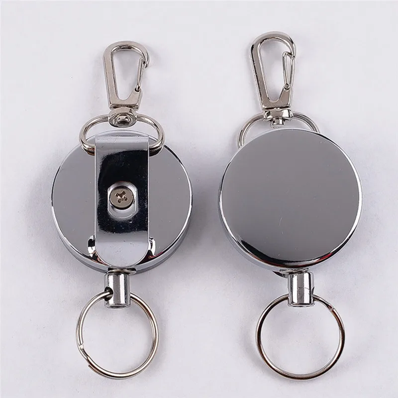 House Home Resilience Steel Wire Rope Elastic Keychain RecA Sporty Retractable A - $25.00