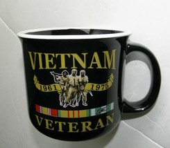 Vietnam Veteran USA China Coffee Tea Cup 4 x 3.5 inches Navy Air Force Marines - £10.25 GBP