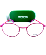WOOW Paris Be You 1 9068M 48mm Pink Round Women&#39;s Eyeglasses Frame France . - €214,67 EUR