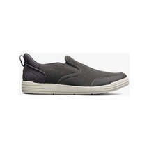 Nunn Bush KORE City Walk EZ Canvas Moc Toe Slip On Shoes Cement Canvas 85119-031 image 4