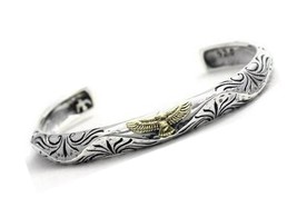 COSUMOSU Eagle Hawk Sterling Silver Southwest Native Cuff - $435.20