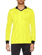 Adidas CV6321 Referee 18 Long Sleeve Soccer Jersey Top Yellow / Black ( M ) - £69.89 GBP