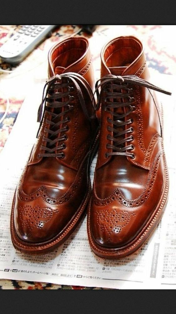 NEW Handmade New Men's brown Cap Toe boot, Men's brown lace up Leather Dress boo