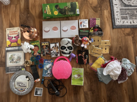 Junk Drawer Estate Vintage to Current Lot 13 lbs 51 Items Trinkets Toys Books - £41.60 GBP