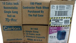 PVC 1-Gang 18 Cu. In. New Work Electrical Outlet Box (Case of 100) - $91.91