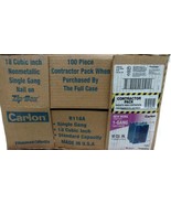 PVC 1-Gang 18 Cu. In. New Work Electrical Outlet Box (Case of 100) - $91.91