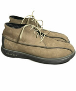 Merrell Boots Mens 11 Tan Gray Topo Rail Chukka Stone Air Cushion Leathe... - $38.10