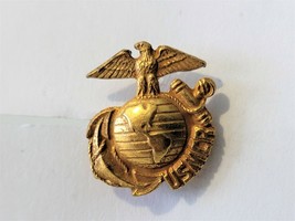 US Marine Corps Reserve cuff link - Gold Color - Very Nice 5/8&quot; high. - $4.00