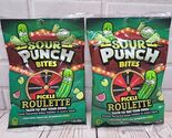 2 PACK - Limited Edition Sour Punch Bites Pickle Roulette, 3.7 Oz Bag NE... - $9.36
