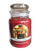 Yankee Candle Christmas in the Air Cinnamon Berry Swirl Large Jar Candle... - $31.00
