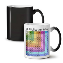 Multiplication Table NEW Colour Changing Tea Coffee Mug 11 oz | Wellcoda - £15.63 GBP