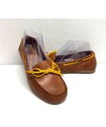 MIZ MOOZ  LEATHER SLIP ON MOCCASINS  BRANDY 37EU / 7US NEW # X-35 - $39.95