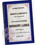 Harris Co (1875) Druggist Labels * Apothecary Snake Oil Drugs Elixirs Ca... - £67.82 GBP