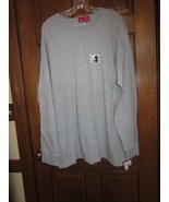 Vintage Mossimo Heather Grey Long Sleeve Graphic T-Shirt - Size XXL - £15.56 GBP