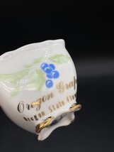 Oregon State Grape Flower Bowl Viletta&#39;s Arts Shuman Arzberg Bavaria Ger... - $19.79
