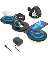 3 in 1 Magnetic Foldable Wireless Charging Station,Folding Charger Dock ... - $33.85