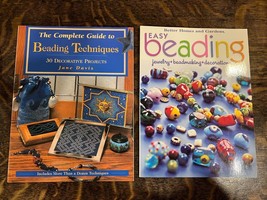 Beading Techniques Jean Davis &amp; BHG Easy Beading Lot 2 Books - £10.38 GBP