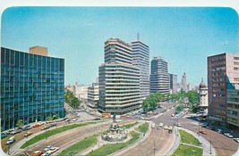 Glorieta Colon en El Paseo del la Reforma Chrome Mexico City Postcard R511 - $5.94