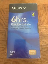 Sony T120VR 6 Hours VHS 4 Pack - $18.69