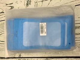 5 x 8in 2 Mil 100 Case Blue Zipper Reclosable Plastic Poly - £25.66 GBP