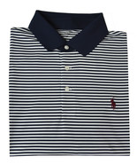 Polo Ralph Lauren Mens Classic Fit Striped Performance Polo,White Multi,... - £64.90 GBP