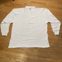 White Long Sleeve Polo Sz 5XL All Nations Are One ANAO NWOT - $13.49