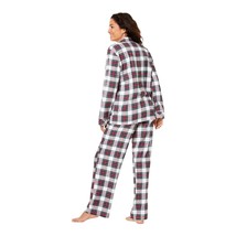 Family Pajamas Women&#39;s Matching Stewart Plaid Set White Size XL New - £21.83 GBP