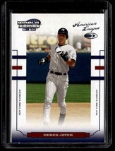 2004 Donruss Derek Jeter New York Yankees #WS-121 World Series American League - £1.44 GBP