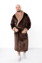 Bathrobe (men) – Terry Fabric, Pocket &amp; Waist Belt, Comfort, , Winter,  ... - $1,449.22 MXN+